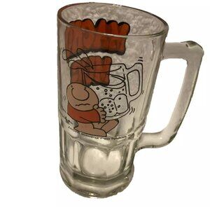 ZIGGY TOM WILSON BEER MUG 1979 HUGE COLLECTIBLE BEER MUG BAR STEIN 32oz 8 IN